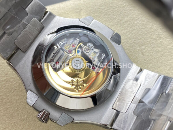 TW Factory Patek Philippe Nautilus 57261A-014 40mm Full Steel Diamond Bezel Blue Dial (4) TW Factory Patek Philippe Nautilus 5726/1A-014 40mm Full Steel Diamond Bezel Blue Dial