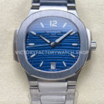 TW Factory Patek Philippe Nautilus 7118-1A-001 Blue Dial (4) TW Nautilus blue dial full steel 35.2mm classic daily