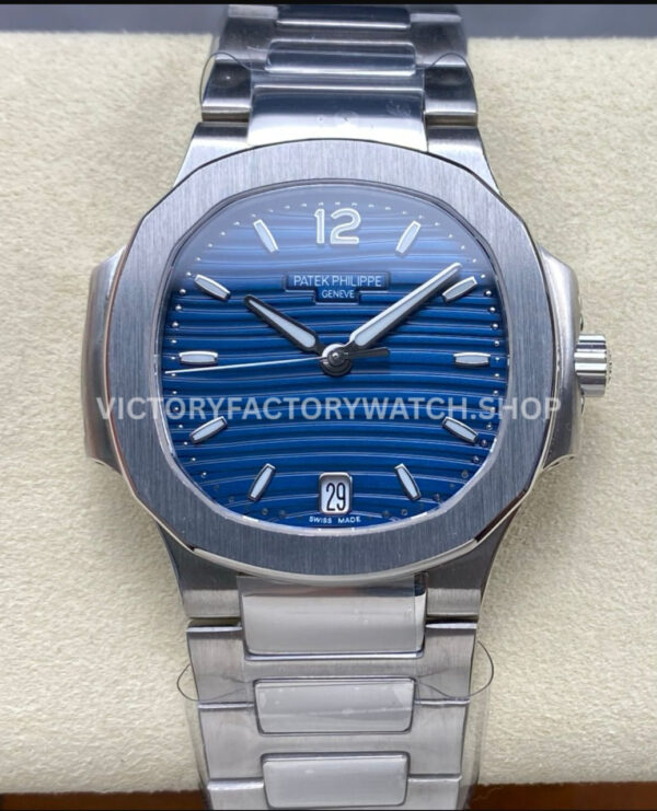 TW Factory Patek Philippe Nautilus 7118-1A-001 Blue Dial (4) TW Nautilus blue dial full steel 35.2mm classic daily