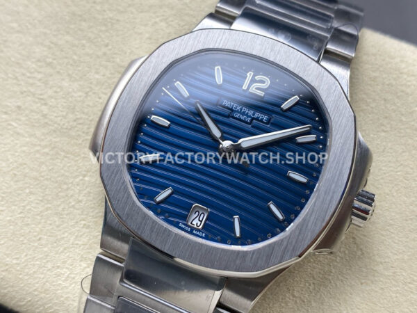 TW Factory Patek Philippe Nautilus 7118-1A-001 Blue Dial (5) TW Factory Patek Philippe Nautilus 7118-1A-001 35.2mm Full Steel Blue Dial
