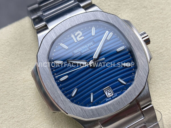 TW Factory Patek Philippe Nautilus 7118-1A-001 Blue Dial (6) TW Factory Patek Philippe Nautilus 7118-1A-001 35.2mm Full Steel Blue Dial