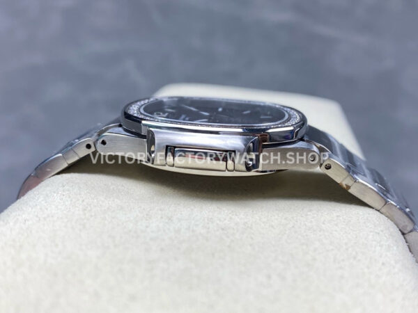 TW Factory Patek Philippe Nautilus 7118/1200A-001 35.2mm Full Steel Diamond Bezel Blue Dial