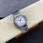 TW Factory Patek Philippe Nautilus 71181200A-010 Diamond Bezel White Dial (3) TW Factory Patek Philippe Nautilus 7118/1200A-010 35.2mm Full Steel Diamond Bezel White Dial