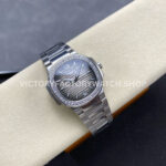 TW Factory Patek Philippe Nautilus 71181200A-011 Diamond Bezel Grey Dial (2) TW Factory Patek Philippe Nautilus 7118/1200A-011 35.2mm Full Steel Diamond Bezel Grey Dial