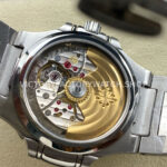 TW Factory Patek Philippe Nautilus 71181200A-011 Diamond Bezel Grey Dial (4) TW Factory Patek Philippe Nautilus 7118/1200A-011 35.2mm Full Steel Diamond Bezel Grey Dial