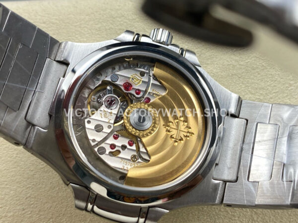 TW Factory Patek Philippe Nautilus 71181200A-011 Diamond Bezel Grey Dial (4) TW Factory Patek Philippe Nautilus 7118/1200A-011 35.2mm Full Steel Diamond Bezel Grey Dial
