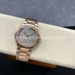 TW Factory Patek Philippe Nautilus 71181200R-010 Rose Gold Diamond Bezel Golden Champagne Dial (6) TW Factory Patek Philippe Nautilus 7118/1200R-010 35.2mm Full Rose Gold Diamond Bezel Golden Champagne Dial