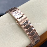 TW Factory Patek Philippe Nautilus 7118/1200R-010 35.2mm Full Rose Gold Diamond Bezel Golden brown Dial