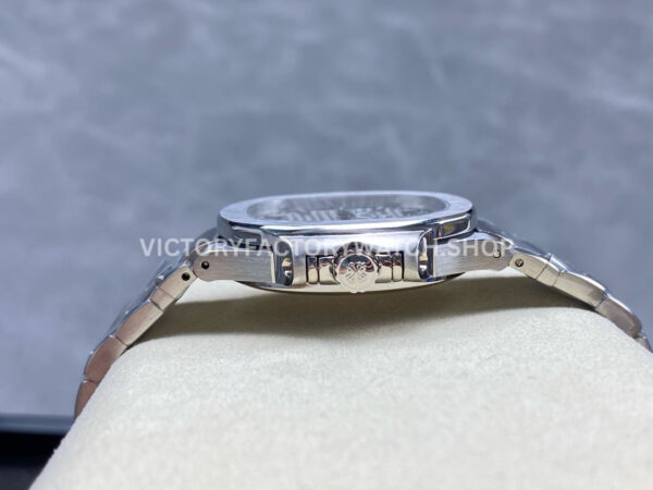TW Factory Patek Philippe Nautilus 71181A-010 White Dial (2) TW Factory Patek Philippe Nautilus 71181A-010 35.2mm Full Steel White Dial