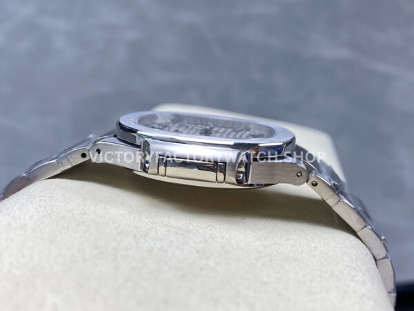 TW Factory Patek Philippe Nautilus 71181A-010 White Dial (8) TW Factory Patek Philippe Nautilus 71181A-010 35.2mm Full Steel White Dial