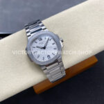 TW Factory Patek Philippe Nautilus 71181A-010 White Dial (9) TW Factory Patek Philippe Nautilus 71181A-010 35.2mm Full Steel White Dial