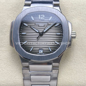 TW Nautilus steel grey dial 35.2mm understated profile