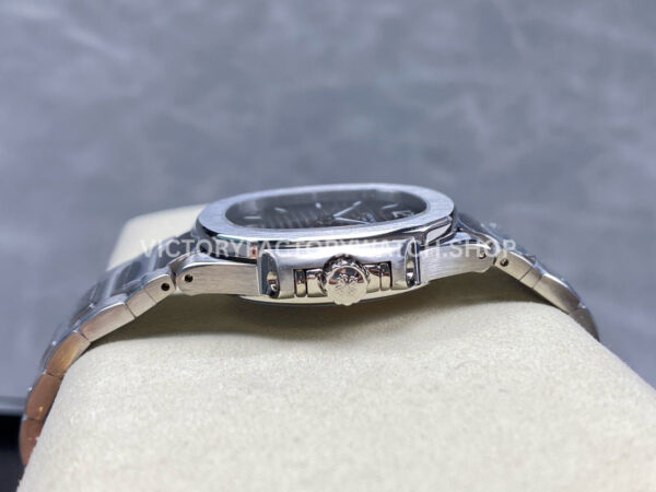 TW Factory Patek Philippe Nautilus 71181A-011 Grey Dial (7) TW Factory Patek Philippe Nautilus 7118/1A-011 35.2mm Full Steel Grey Dial