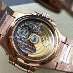 TW Factory Patek Philippe Nautilus 71181R-001 Rose Gold Diamond Bezel White Dial (8) TW Factory Patek Philippe Nautilus 71181R-001 35.2mm Full Rose Gold Diamond Bezel White Dial