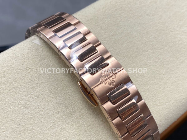 TW Factory Patek Philippe Nautilus 7118/1R 35.2mm Full Rose Gold Champagne Dial