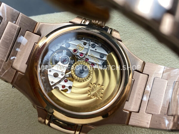 TW Factory Patek Philippe Nautilus 7118/1R 35.2mm Full Rose Gold Champagne Dial