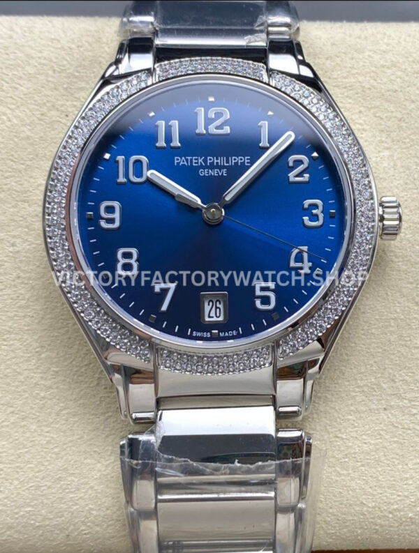 TW Factory Patek Philippe Twenty-4 7300 1200A diamond bezel blue dial