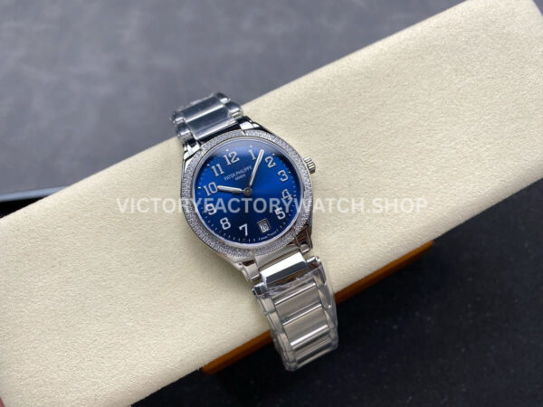 TW Factory Patek Philippe Twenty~4 7300/1200A-001 36mm Diamond Bezel Blue Dial