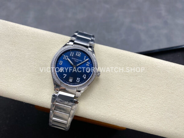 TW Factory Patek Philippe Twenty~4 7300/1200A-001 36mm Diamond Bezel Blue Dial