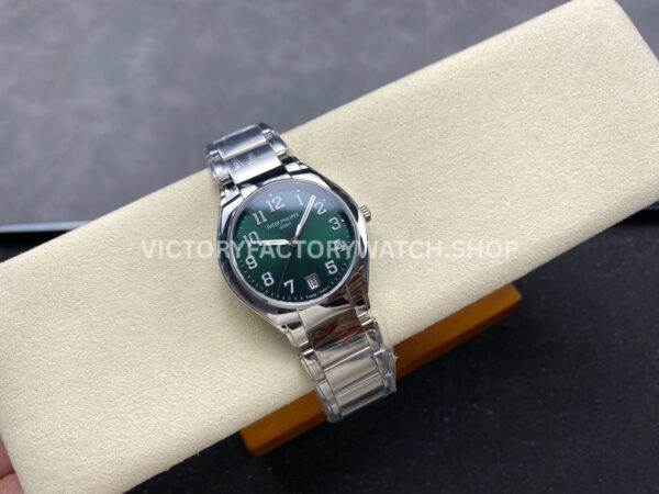 TW Factory Patek Philippe Twenty~4 73001200A-011 Green Dial (1) TW Factory Patek Philippe Twenty~4 7300/1200A-011 36mm Full Steel Green Dial
