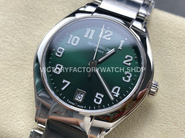 TW Factory Patek Philippe Twenty~4 73001200A-011 Green Dial (2) TW Factory Patek Philippe Twenty~4 7300/1200A-011 36mm Full Steel Green Dial