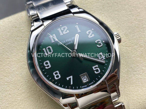 TW Factory Patek Philippe Twenty~4 73001200A-011 Green Dial (6) TW Factory Patek Philippe Twenty~4 7300/1200A-011 36mm Full Steel Green Dial