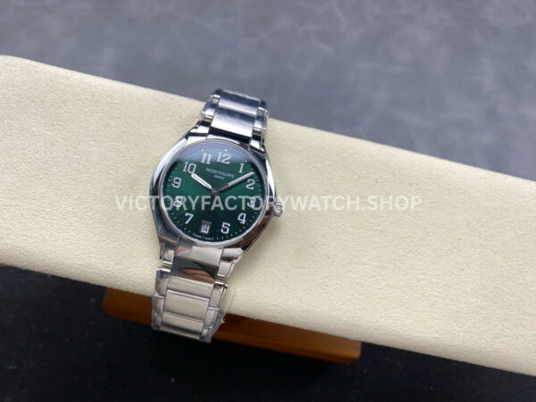 TW Factory Patek Philippe Twenty~4 73001200A-011 Green Dial (7) TW Factory Patek Philippe Twenty~4 7300/1200A-011 36mm Full Steel Green Dial