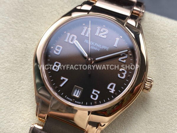 TW Factory Patek Philippe Twenty~4 7300/1200R-001 36mm Full Rose Gold Brown Dial