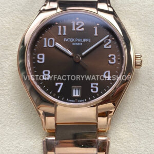 TW Factory Patek Philippe Twenty~4 7300 brown dial full rose gold