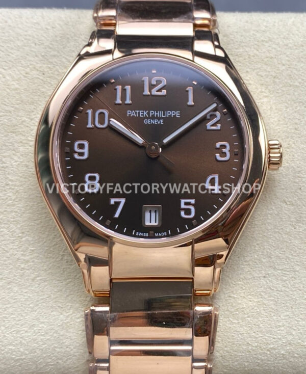 TW Factory Patek Philippe Twenty~4 7300 brown dial full rose gold