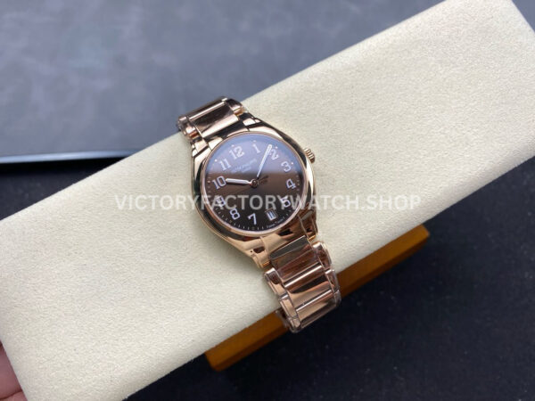 TW Factory Patek Philippe Twenty~4 7300/1200R-001 36mm Full Rose Gold Brown Dial