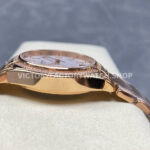 TW Factory Patek Philippe Twenty~4 7300/1200R-001 36mm Rose Gold Diamond Bezel Brown Dial