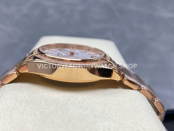 TW Factory Patek Philippe Twenty~4 7300/1200R-001 36mm Rose Gold Diamond Bezel Brown Dial
