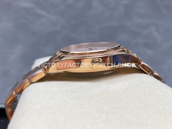 TW Factory Patek Philippe Twenty~4 7300/1200R-001 36mm Rose Gold Diamond Bezel Brown Dial