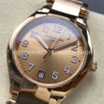 TW Factory Patek Philippe Twenty~4 7300/1200R 36mm Full Rose Gold Arabic Numerals Gold Dial