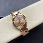 TW Factory Patek Philippe Twenty~4 7300/1200R 36mm Full Rose Gold Arabic Numerals Gold Dial