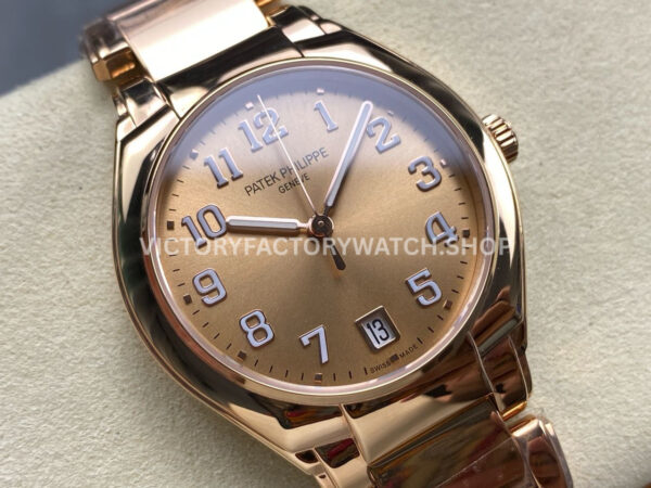 TW Factory Patek Philippe Twenty~4 7300/1200R 36mm Full Rose Gold Arabic Numerals Gold Dial