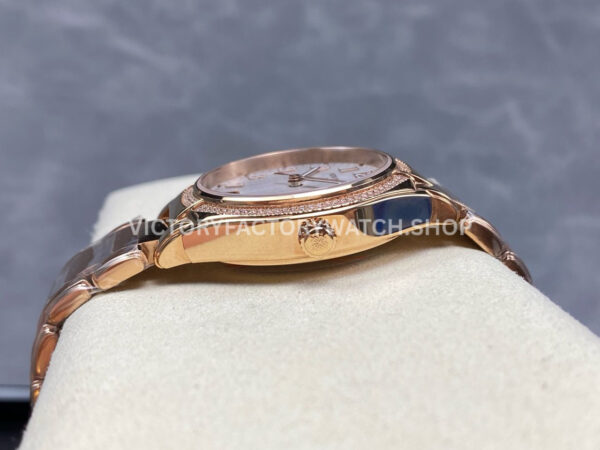 TW Factory Patek Philippe Twenty~4 7300/1200R-001 36mm Rose Gold Diamond Bezel Brown Dial