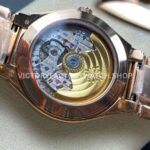 TW Factory Patek Philippe Twenty~4 73001200R Rose Gold Diamond Bezel Gold Dial (4) TW Factory Patek Philippe Twenty~4 7300/1200R 36mm Rose Gold Diamond Bezel Gold Dial