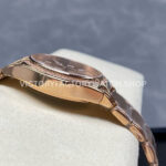 TW Factory Patek Philippe Twenty~4 73001200R Rose Gold Diamond Bezel Gold Dial (7) TW Factory Patek Philippe Twenty~4 7300/1200R 36mm Rose Gold Diamond Bezel Gold Dial