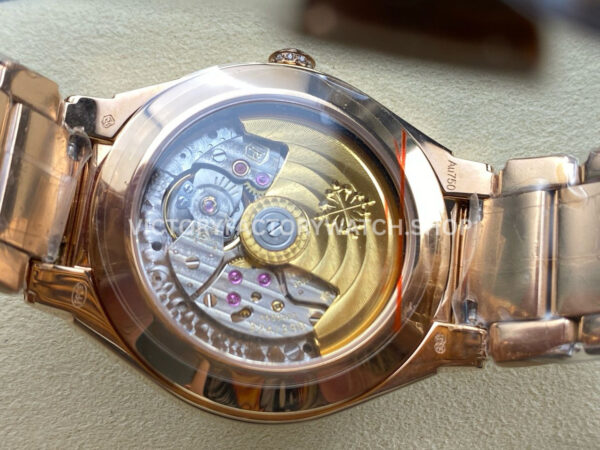TW Factory Patek Philippe Twenty~4 73001201R-001 Rose Gold Diamond Bezel White Dial (6) TW Factory Patek Philippe Twenty~4 7300/1201R-001 36mm Rose Gold Diamond Bezel White Dial