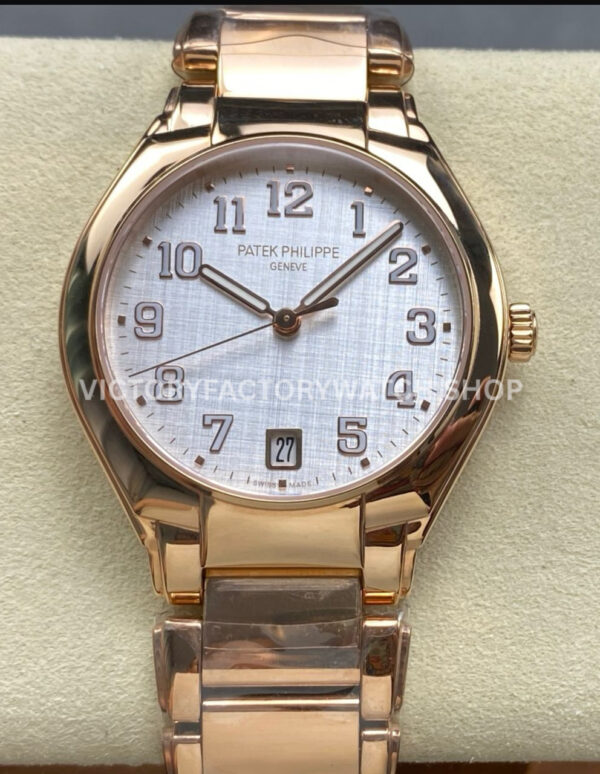 TW Factory Patek Philippe Twenty~4 7300 white dial full rose gold