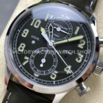 TW Factory Patek Philippe Pilot Travel Time Chronograph 5924G 42mm White Gold Arabic Numerals Black Dial