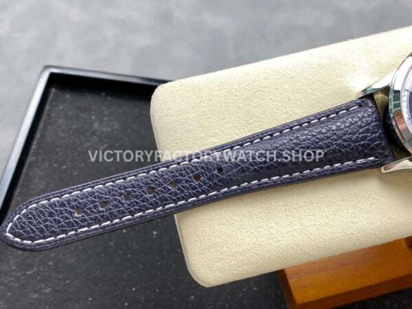 TW Factory Patek Philippe Pilot Travel Time Chronograph 5924G 42mm White Gold Arabic Numerals Blue Dial