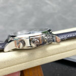 TW Factory Patek Philippe Pilot Travel Time Chronograph 5924G 42mm White Gold Arabic Numerals Blue Dial