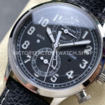 TW Factory Patek Philippe Pilot Travel Time Chronograph 5924G-001 42mm White Gold Arabic Numerals Green Dial