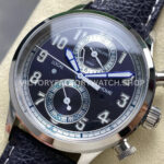 TW Factory Patek Philippe Pilot Travel Time Chronograph 5924G 42mm White Gold Arabic Numerals Blue Dial