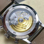 TW Factory Patek Philippe Pilot Travel Time Chronograph 5924G 42mm White Gold Arabic Numerals Black Dial