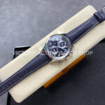 TW Factory Patek Philippe Pilot Travel Time Chronograph 5924G 42mm White Gold Arabic Numerals Blue Dial