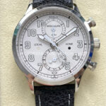 TW Factory Patek Philippe Pilot Travel Time Chronograph 5924G white dial